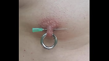 Flies On My With Canula And 5mm Circular Piercing Double Pierced Right Nipple
