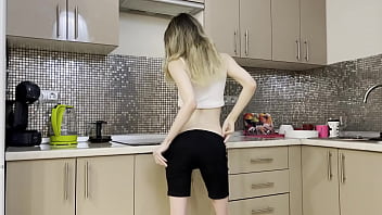 Teaser Stepsisters Anal Rough Fucked In The Kitchen By Lucky Brothers Friend