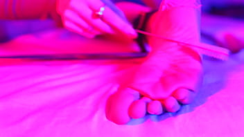 Foot Worship, Ticling Fetish _ Wax Play With Latin Girl – 53 Minutes Of Video.