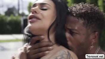 Horny Slut Ts Lets Varsity Players Fuck Her Ass