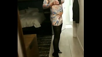 Sissybriana420 Dancing In Front Of A Mirror