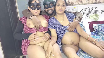 Xxx Threesome Fucking Of Cheerful Devrani-jethani After Licking Pussy