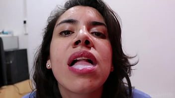 Oldie: Cumplay And Swallow Before Bed In Pajamas!