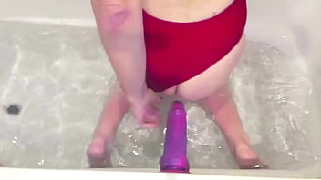 Red Bathing Suit And Purple Pile Driver – 90seconds