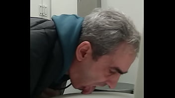 Urinal Cleaner Fagot Oleg Licked The Urinal.