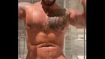 Latino Ponstar Show In Shower And Playing With Feets Vikto Rom