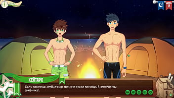 Game: Friends Camp, Episode 19 – Night Swimming (russian Voice Acting)