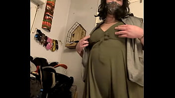 Jinna French Chubby Sissy Try Some Clothes And Strip 1