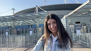 Public Agent – Offered A Cute Girl To Become A Football Player