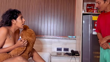 Horny Stepmother, A Nympho And Very Sexy, Is Discovered By Her Stepson Fucking With His Toy