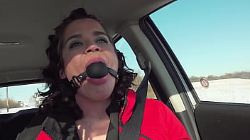 Driving Around While Ball Gagged