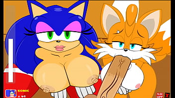 Sonic And Tails Sucking A Big Cock