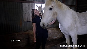 Honour May Rides At The Stable