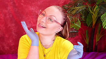 Asmr Video With Medical Nitrile Gloves (arya Grander)