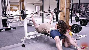 Fuck At German Gym - Big Boobs Mara Martinez Suprised Stranger And Let Him Cum Inside Her