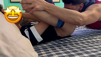 Chupando Culito Apretado De Mi Hijastro, El Nene Quiere Su Lechita