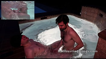 Hot Tub Ballbusting Pip