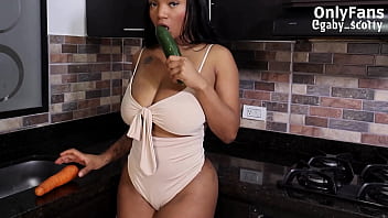 Gaby, The Nympho, Doesn_t Care If It’ A Vegetable… She Wants To Fuck Her Pussy With Anything.