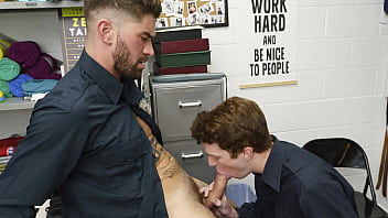 Two Security Guards Fuck Each Other To Fight The Boredom – Perps4k