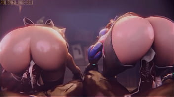 Creampie, Two-guys, Two-girls, Snow-bunny, Kiriko, Dva, Overwatch, Overwatch2 – Creampie – 2025 – Wild – Experience – Video 523788