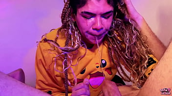 Sofie Lollipop Em Um Trisal Com Os Gemeos Que Socaram Forte Na Garganta Dela Até Ela Engolir Toda A Porra