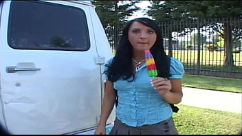 Black Haired Beauty Deena Daniels Gives Him Head And Enjoys A Big Cock