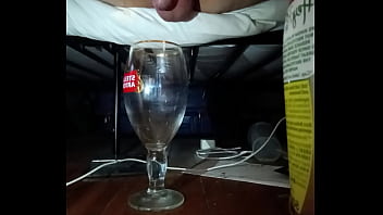 Unwrapping My Present And Then Taking A Drink