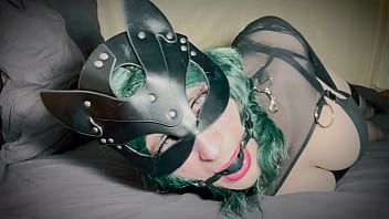 Tied Up Trans With Big Boobs