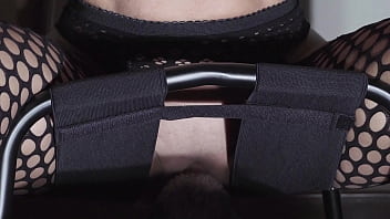 I Use The Chair To Enjoy On His Face. Want His Tongue In My Pussy