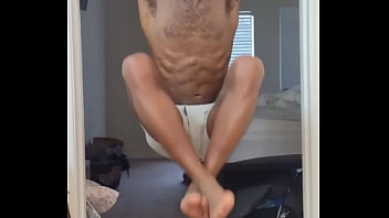 Lolus - Stockings, Black, Sexy, Skinny, Homemade, Solo, Cute, Shaking, Gym, Exercise, Workout, Barefoot, Toe - Workout - 2025 - Passionate - Experience - Video 459054