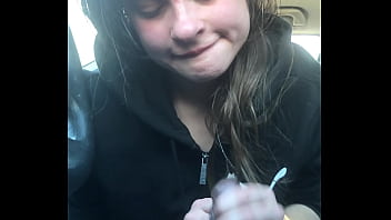 Lesbian Bestfriend Gives Road Head