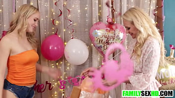 Blonde Milf Gets Special Step Mother’ Day Gift