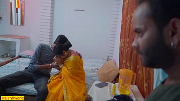 Innocent Wife Fucking Infront Of Helpless Husband!