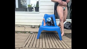 French Chubby Gay Slut Enjoy Toys Outdoor