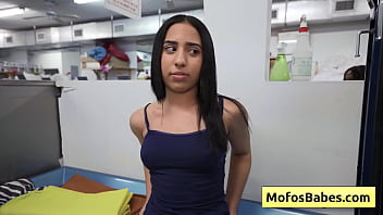 Sexy And Horny Teen Brunette Gives Wet Blowjob In A Public Laundry – Nikki Mars, Jason Legend