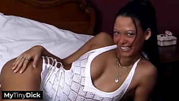 Skinny Babe Gives The Best Pov Small Cock Blowjob