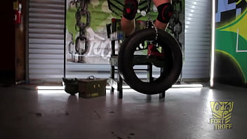 Ft Pierce Paris Swings Tire From Nuts