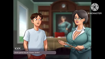 Tradu__o Em Portugu_s – Conversa Com Diretora Smith Sobre As Notas De Kxm (personagem Principal) No Escrit_rio – Summertime Saga (v21.0.0)