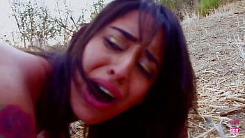 In The Nearby Forest A Muscular Guy Penetrates A Black Girls Tight Cunt