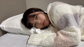 カップルのお泊まり。寝る前のえっち動画。