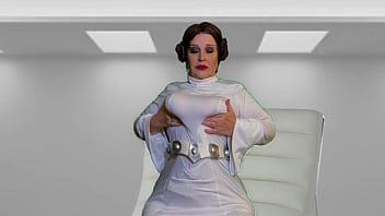 Darth Vader' Granny Princess Leia Fantasy And Pussy Licking