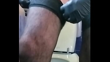Jerk In Latex Gloves _ Stockings Part 3