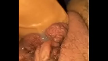 I Was Too Horny So I Fucked My Pussy With My 12 Inch Dildo And Let Cum Fill My Holes