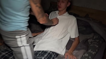 The Twinks Returned After The Party And Passionately Kissed And Started Fucking – 596