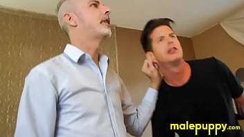 Stepson Jeff Drizzle Got An Ear Pulling Torment As A Punishment From His Step Dad