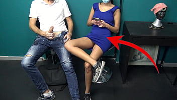 Guy Pulls Out His Cock In Dentist Waiting Room | Dick Flashing Public And She Liked!