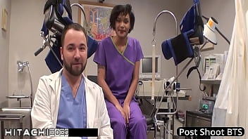 Human Guinea Pig Gets Mandatory Hitachi Orgasms From Nurse – Jackie Banes