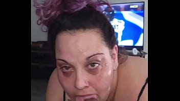 Latin Bbw Milf Cums While Throating A Bbc