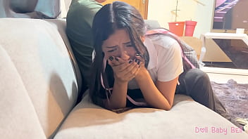 Nalgueando A Hijastra Malcriada Por Reprobar En Todas Las Materias