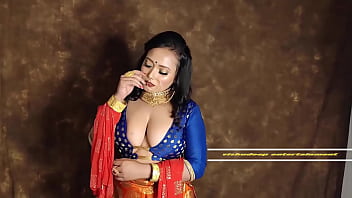 Indian Model Bold Shoot For Diwali With Open Blouse